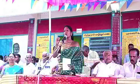 தொடக்க பள்ளி புதிய கட்டிடம்-தமிழரசி எம்.எல்.ஏ. திறந்து வைத்தார்