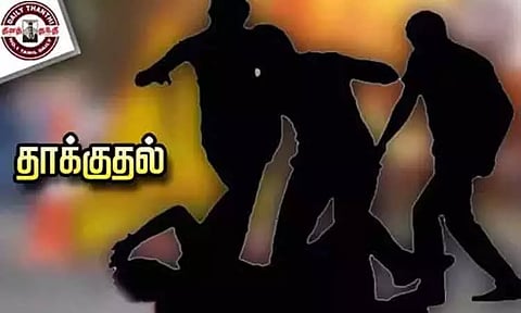 திருவள்ளூர் அருகே முன்விரோதம் காரணமாக உருட்டு கட்டையால் வாலிபர் மீது தாக்குதல்