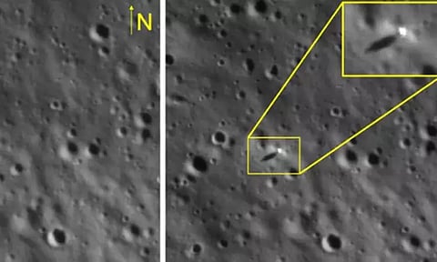 விக்ரம் லேண்டரை புகைப்படம் எடுத்ததா? சந்திரயான்-2 ஆர்பிட்டர்!