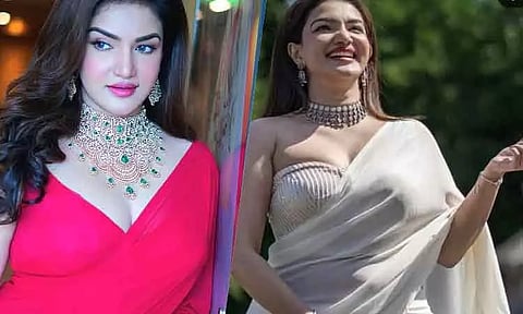 ஆந்திராவை அலறவிடும் ஹனிரோஸ்...! கவர்ச்சியால் கல்லாகட்டுகிறார்...!