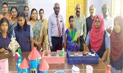 ஆதித்தனார் கல்லூரியில் பள்ளி மாணவர்களுக்கான அறிவியல் கண்காட்சி போட்டி