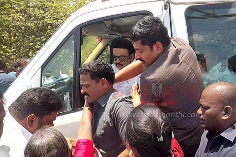 முதல்-அமைச்சர் மு.க.ஸ்டாலினுக்குசிறப்பான வரவேற்பு