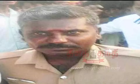 ஓடும் பஸ்சில் பெண்ணிடம் சில்மிஷம்; சீருடையில் போலீஸ்காரர் கைது