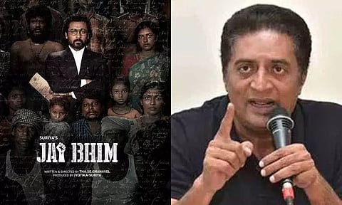 காந்தியைக் கொன்றவர்கள் ஜெய்பீம் படத்திற்கு எப்படி விருது தருவார்கள்? - பிரகாஷ்ராஜ்
