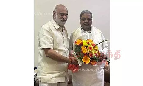 முதல்-மந்திரி சித்தராமையாவுடன் மேலும் ஒரு பா.ஜனதா எம்.எல்.ஏ. சந்திப்பு