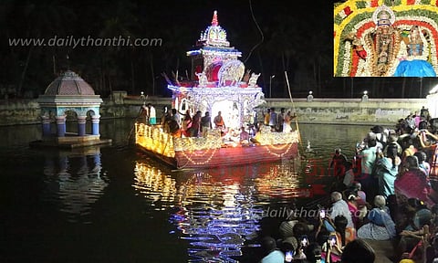 ஐயாறப்பர் கோவிலில் தெப்ப திருவிழா