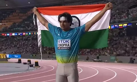 உலக தடகள சாம்பியன்ஷிப்: தங்கம் வென்று நீரஜ் சோப்ரா சாதனை