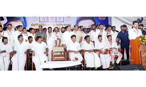 நீட் தேர்விற்கு தொடர்ந்து எதிர்ப்பு தெரிவித்து போராட்டங்கள் நடத்தப்படும்; அமைச்சர் உதயநிதி ஸ்டாலின் பேச்சு