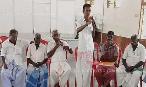 கன்னடியன் கால்வாய் பாசன விவசாயிகள் சங்க கூட்டம்