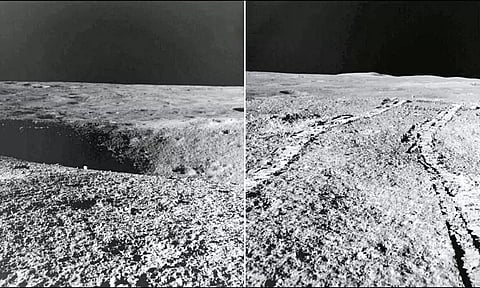 நிலவின் தென்துருவத்தில் 'சிவசக்தி' பகுதியில் பள்ளத்தால் பாதையை மாற்றிய ரோவர் -இஸ்ரோ தகவல்