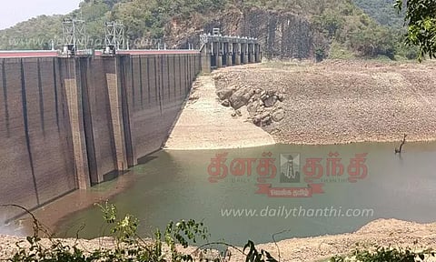 பாபநாசம் அணை நீர்மட்டம் 50 அடிக்கு கீழ் குறைந்தது