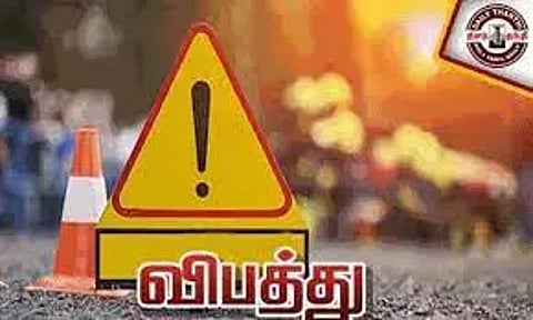மதுரையில் இருந்து வங்கிக்கு பல லட்ச ரூபாய் எடுத்துச்சென்ற வாகனம் விபத்தில் சிக்கியதால் பரபரப்பு 4 பேர் காயம்