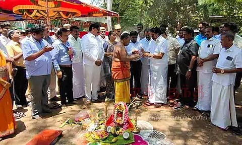 ரூ.6 கோடியில் குடிநீர் குழாய்கள் பதிக்கும் பணி-அமைச்சர் சாத்தூர் ராமச்சந்திரன் தொடங்கி வைத்தார்-அமைச்சர் சாத்தூர் ராமச்சந்திரன் தொடங்கி வைத்தார்