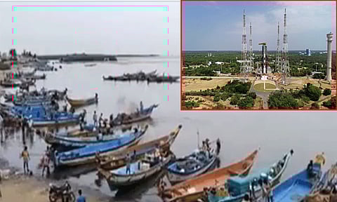 நாளை விண்ணில் பாயும் ஆதித்யா விண்கலம்: பழவேற்காடு மீனவர்கள் கடலுக்கு செல்ல தடை