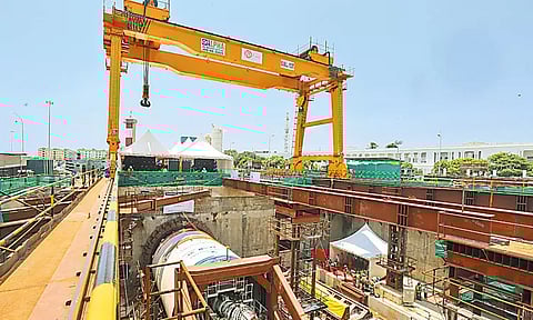 2-வது கட்டத்தில் பெரிய ரெயில்நிலையம்: கலங்கரை விளக்கம்-மயிலாப்பூர் சுரங்கப்பணி அடுத்த ஆண்டு முடியும்