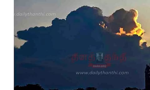 அரியலூரை சூழ்ந்த கருமேகங்கள்