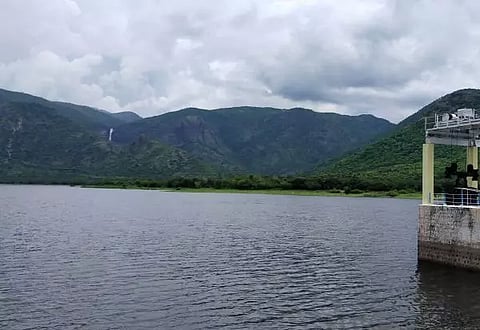 மஞ்சளாறு அணை நீர்மட்டம் 49 அடியாக உயர்வு