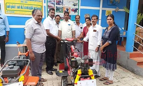 விவசாயிகளுக்கு மானியத்தில் உழவு எந்திரங்கள்