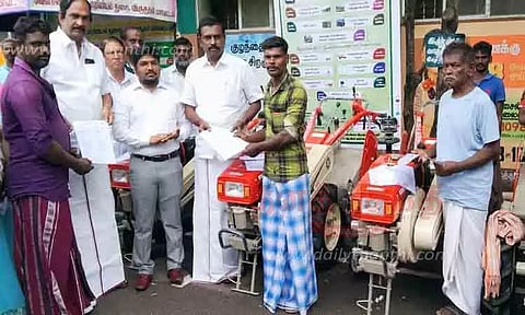 விவசாயிகளுக்கு மானியத்தில் வேளாண் எந்திரங்கள்
