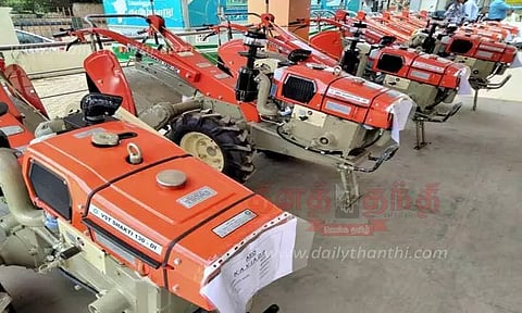 ரூ.20 லட்சத்தில் விவசாயிகளுக்கு வேளாண் எந்திரங்கள்