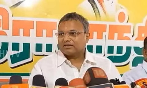 உ.பி.யில் நியாயமான அரசு இருந்திருந்தால் கொலை மிரட்டல் விடுத்த சாமியாரை கைது செய்திருப்பார்கள் - கார்த்தி சிதம்பரம் எம்.பி.