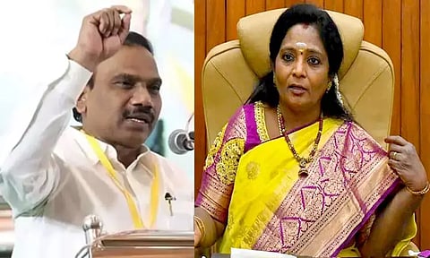 சனாதன விவகாரம்: ஆ.ராசாவால் திமுக தலைவராக முடியுமா? - தமிழிசை சவுந்தரராஜன் கேள்வி