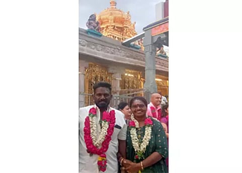 நடிகர் ரோபோ சங்கர் சாமி தரிசனம்