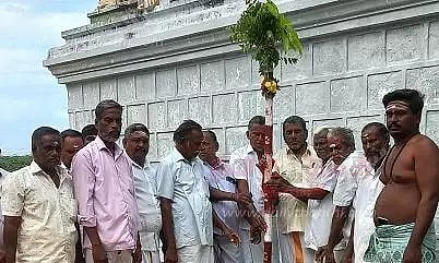 செல்லாண்டி அம்மன் கோவிலில் திருப்பணி தொடக்கம்