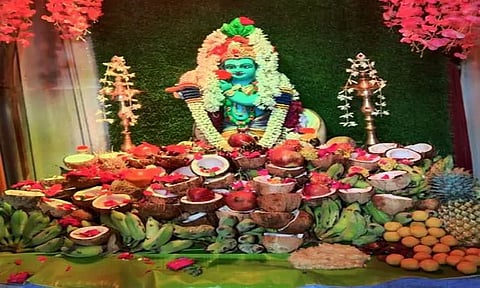 நடுவக்குறிச்சி கோவிலில்கிருஷ்ண ஜெயந்தி விழா