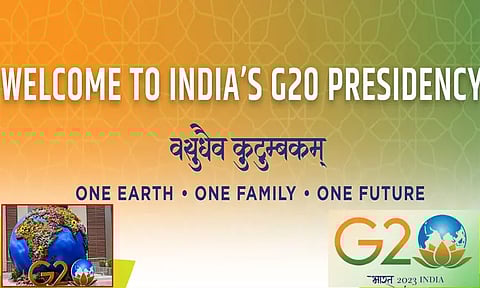 ஒரே பூமி, ஒரே குடும்பம், ஒரே எதிர்காலம்.. கவனம் ஈர்க்கும் ஜி20 மாநாட்டு கருப்பொருள்