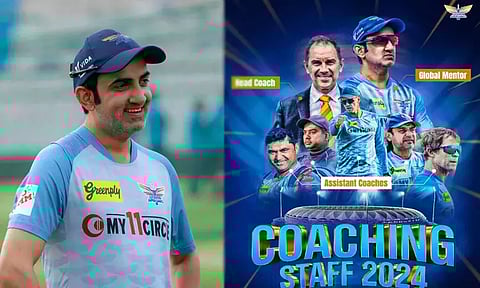 Image Courtesy: @LucknowIPL/ @GautamGambhir