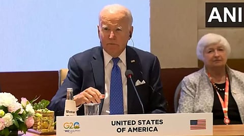 உள்கட்டமைப்பு, பொருளாதார வழித்தட முதலீடு... ஜி-20 உச்சி மாநாட்டில் அமெரிக்க அதிபர் பேச்சு