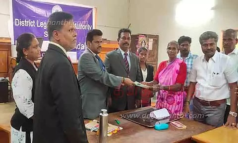 தேசிய மக்கள் நீதிமன்றத்தின் மூலம் 1,952 வழக்குகளுக்கு சமரச தீர்வு