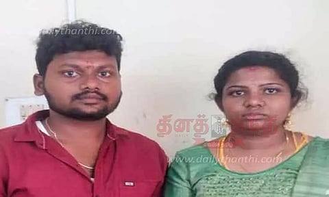 கோபி அனைத்து மகளிர் போலீஸ் நிலையத்தில் பாதுகாப்பு கேட்டு காதல் ஜோடி தஞ்சம்