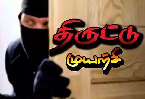 பெரியகுளம் அருகேகல்லூரி பேராசிரியை வீட்டில் திருட முயற்சி