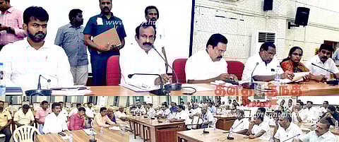 பெருந்துறை சிப்காட்டில் விதிமுறையை பின்பற்றாத தொழிற்சாலைகள் மீது கடும் நடவடிக்கை- அமைச்சர் முத்துசாமி எச்சரிக்கை