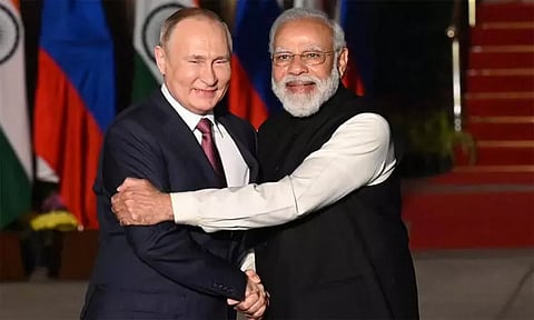பிரதமர் மோடியின் 'இந்தியாவில் தயாரிப்போம்' திட்டத்துக்கு ரஷிய அதிபர் பாராட்டு