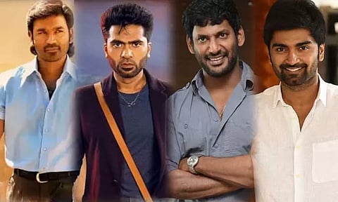 தனுஷ், சிம்பு, விஷால் உட்பட 4 நடிகர்களுக்கு ரெட் கார்டு - தயாரிப்பாளர் சங்கம் முடிவு