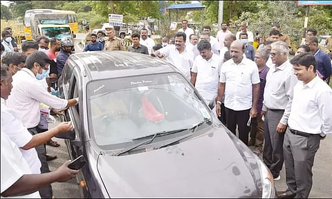 தமிழக-கேரள எல்லை சோதனைச்சாவடியில் நிபா வைரஸ் தடுப்பு நடவடிக்கைகளை அமைச்சர் ஆய்வு