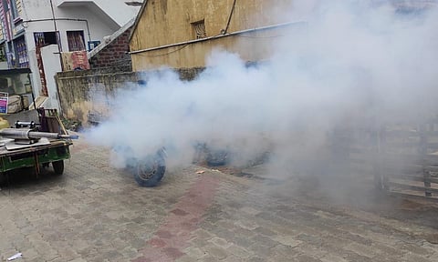 கறம்பக்குடியில் கொசு ஒழிப்பு பணி தீவிரம்