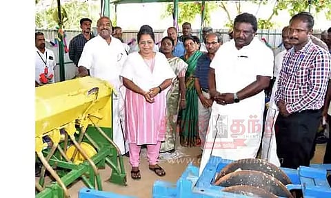 கீழப்பழுவூர் அரசு தொழில்நுட்ப கல்லூரியில் வேளாண்மை பொறியியல் ஆய்வகம்