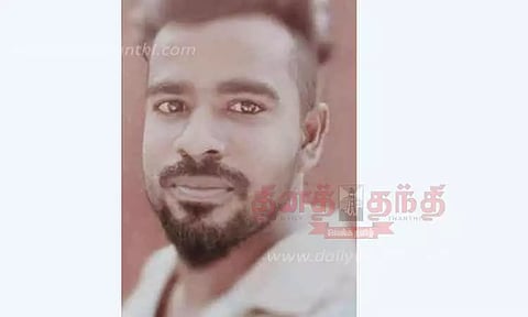 பஸ் மோதி வாலிபர் சாவு