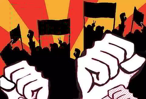 விவசாயிகள் கவன ஈர்ப்பு ஆர்ப்பாட்டம்