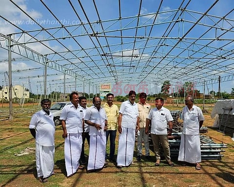 கிருஷ்ணகிரியில் தி.மு.க. சார்பில் விழா:அமைச்சர் உதயநிதி ஸ்டாலின் 25-ந்தேதி வருகைமுன்னேற்பாடு பணிகளை, மதியழகன் எம்.எல்.ஏ. ஆய்வு