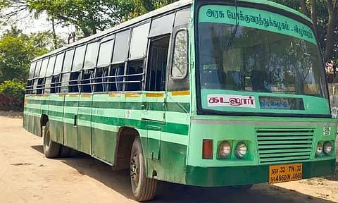 விபத்து வழக்கில் நஷ்ட ஈடு வழங்காததால் அரசு பஸ் ஜப்தி