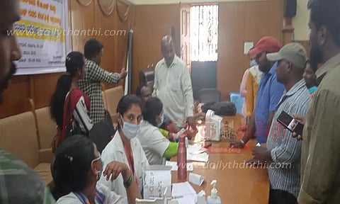 தூய்மை பணியாளர்களுக்கு இலவச மருத்துவ பரிசோதனை