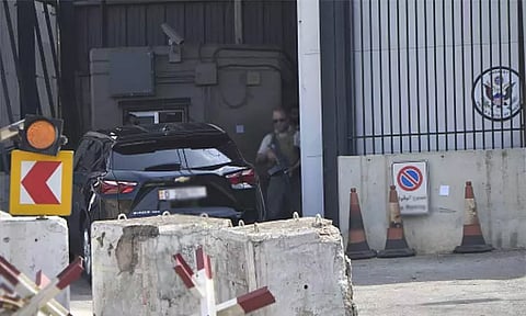 லெபனானில் உள்ள அமெரிக்க தூதரக அலுவலகத்தில் துப்பாக்கிச்சூடு