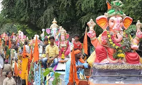 சென்னையில் நாளை நடக்கிறது விநாயகர் சிலைகள் பிரமாண்ட ஊர்வலம் - 18 ஆயிரத்து 500 போலீசார் பாதுகாப்பு