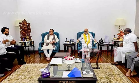 பா.ஜ.க. கூட்டணியில் இணைந்தது ஜனதா தளம் (எஸ்)