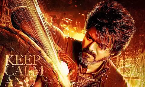 தொடர்ந்து போஸ்டரை வெளியிட்டு தெறிக்கவிடும் லியோ படக்குழு